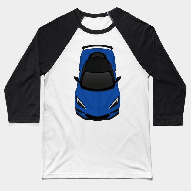 C8 Blue Baseball T-Shirt by VENZ0LIC